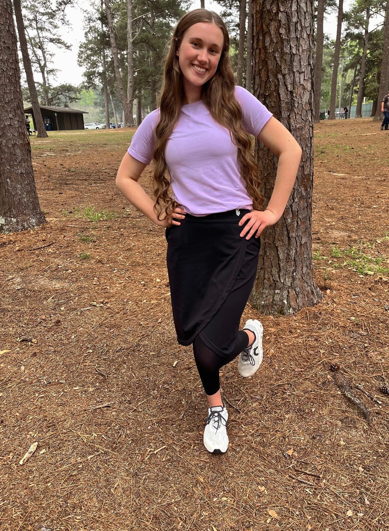12. Basecamp Women’s Faux Wrap Athletic Skirt with pockets and leggings. Available!!!