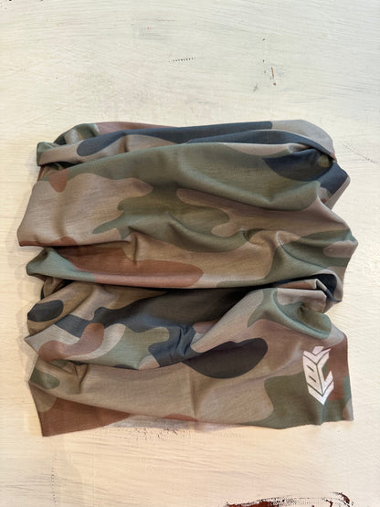 A1. Camo Face shield with spearhead logo.